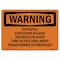 Signmission OSHA Warning Sign, 5" Height, 7" Width, Potential Explosion Hazard Minimize Or Avoid, Landscape OS-WS-D-57-L-12336 - alternate 1
